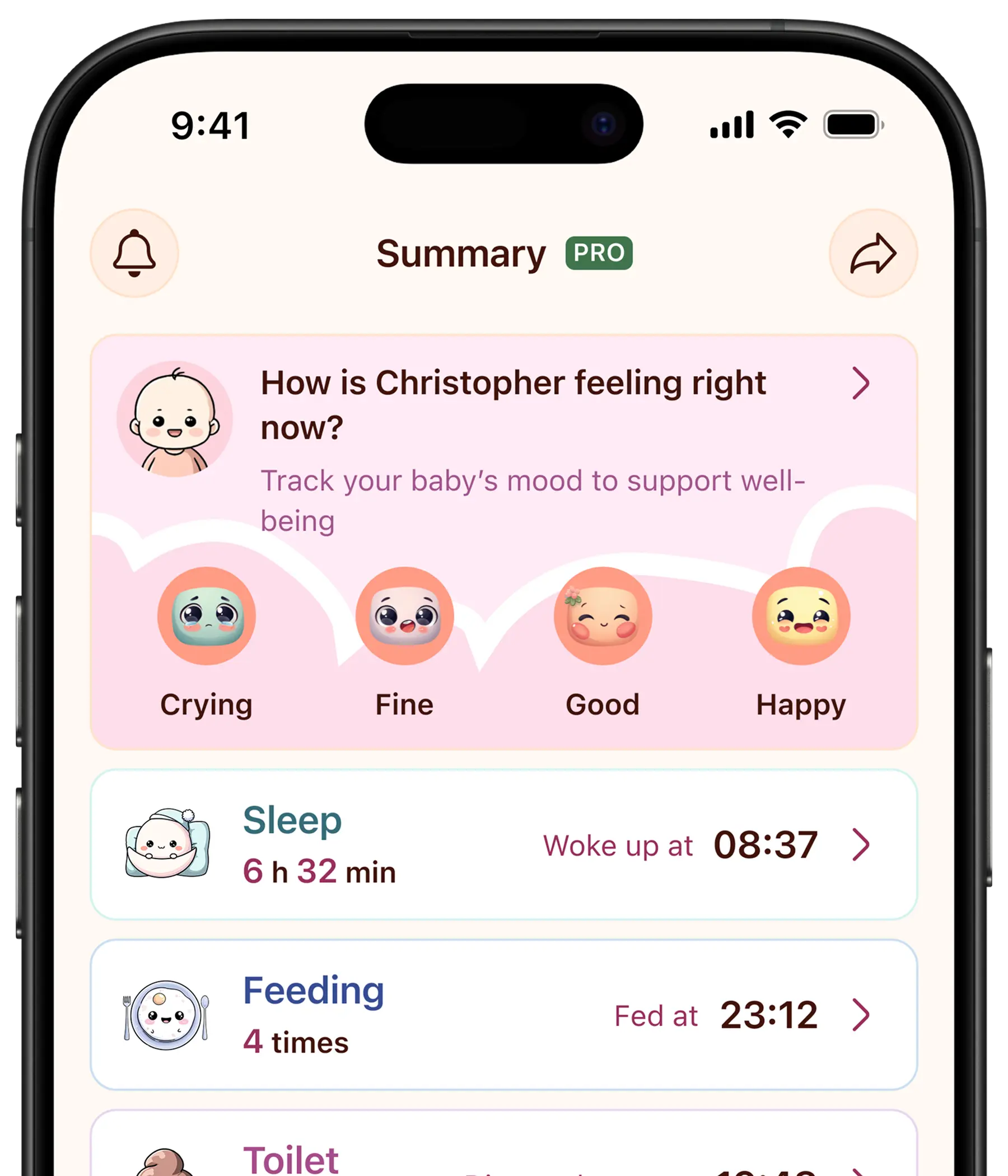 Totly app mockup